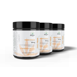 CBD GUMMIES: 25MG THC-FREE 60 CT 3-PACK