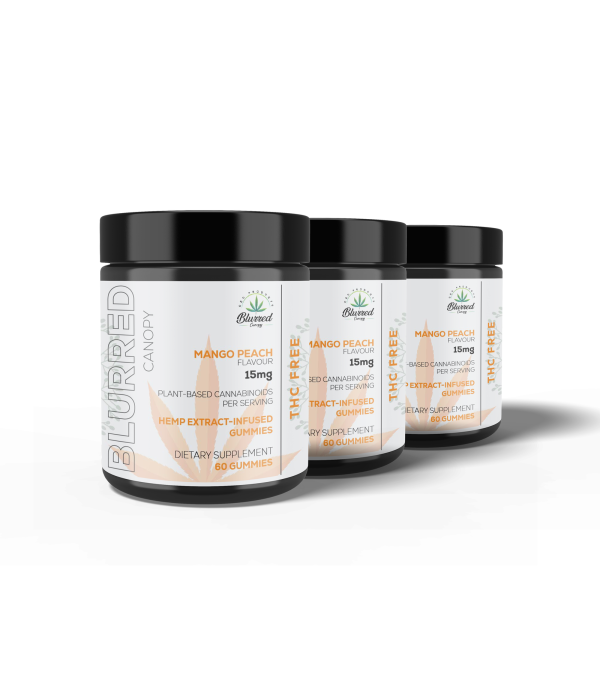 CBD GUMMIES: 15MG THC-FREE 60 CT 3-PACK
